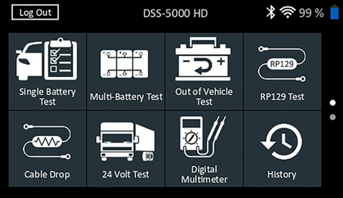 Midtronics Commercial Truck and Fleet Battery System Analyzer (DSS-5000)