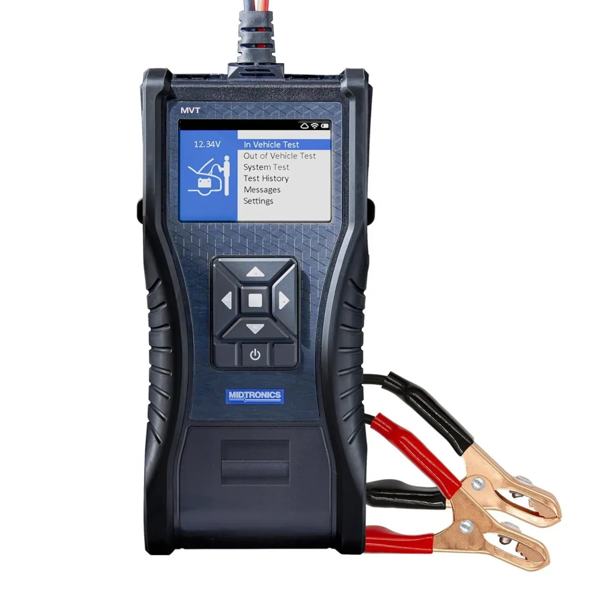 Midtronics Handheld Battery Tester With Printer, Mdx-Ai Powered, Fast & Accurate Diagnostics For 6V/12V (MVT-100P)