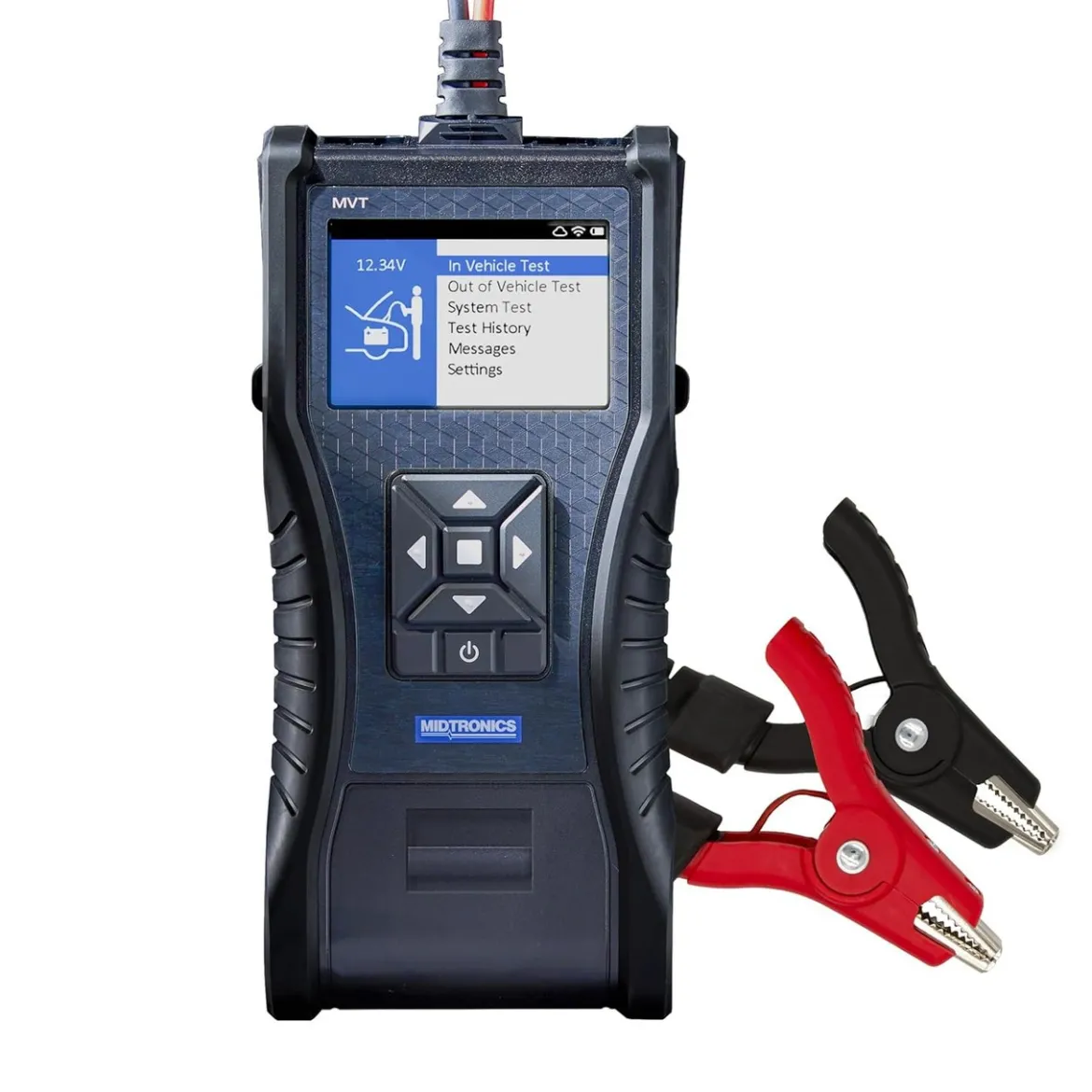 Midtronics Handheld Battery Tester With Printer, Mdx-Ai Powered, Fast & Accurate Diagnostics For 6V/12V (MVT-200P)