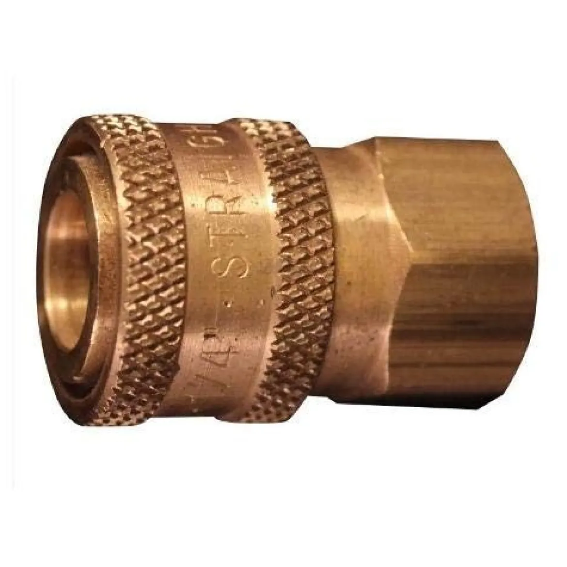 Milton 1761 1/4" FNPT Straight Through Coupler