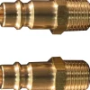 Milton 760 HI-Flo V-Style 1/4" MNPT Brass