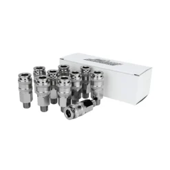 Milton 744 Universal Coupler, 1/4" body; 1/4" MNPT
