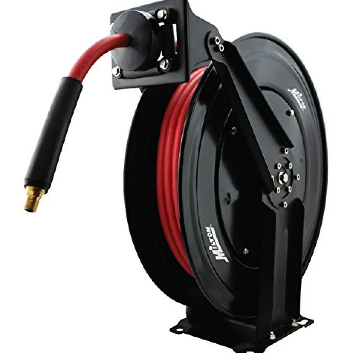 Milton 2760-50D Steel Dual Arm Auto-Retractable Air Hose Reel