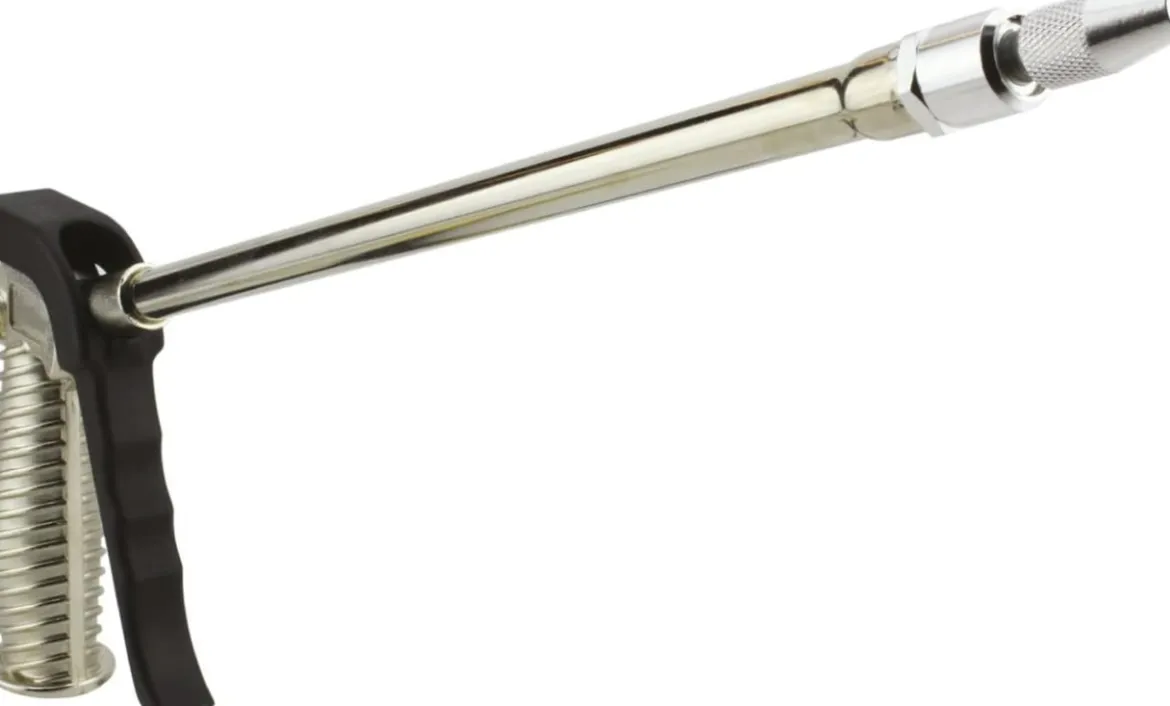 Milton Industries S182 Turbo Blow Gun and 10" Extension with Adjustable Nozzle