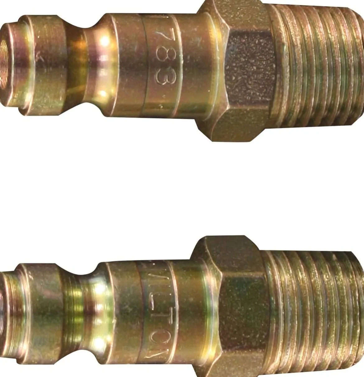 Milton S783 1/4" MNPT T Style Plug - Pack of 2