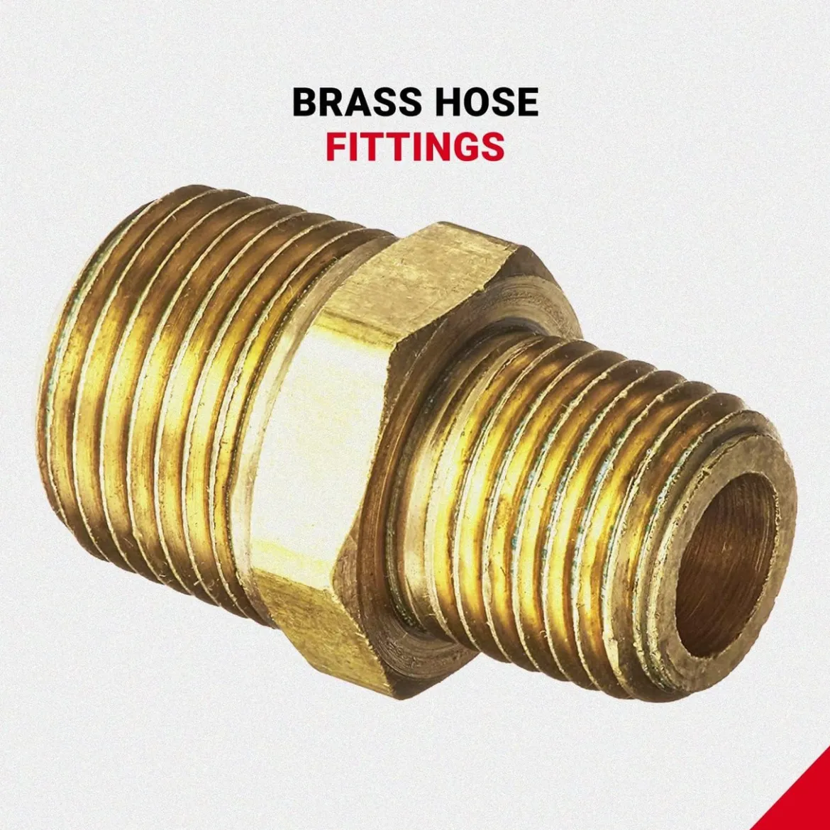 Milton S646-1 3/8" MNPT x1/4" MNPT Hex Nipple Hose Fitting