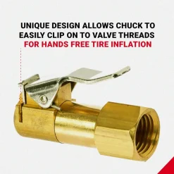 Milton S697-2 Chuck Clip 1/4 FNPT Euro style