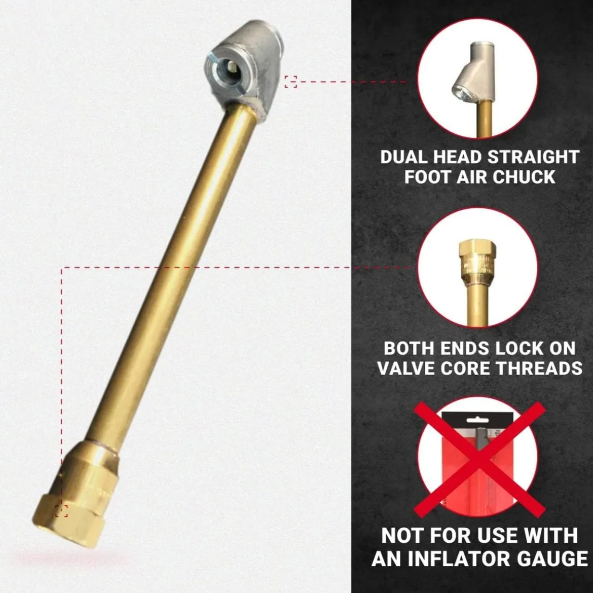 Milton S690 Dual Head Air Chuck