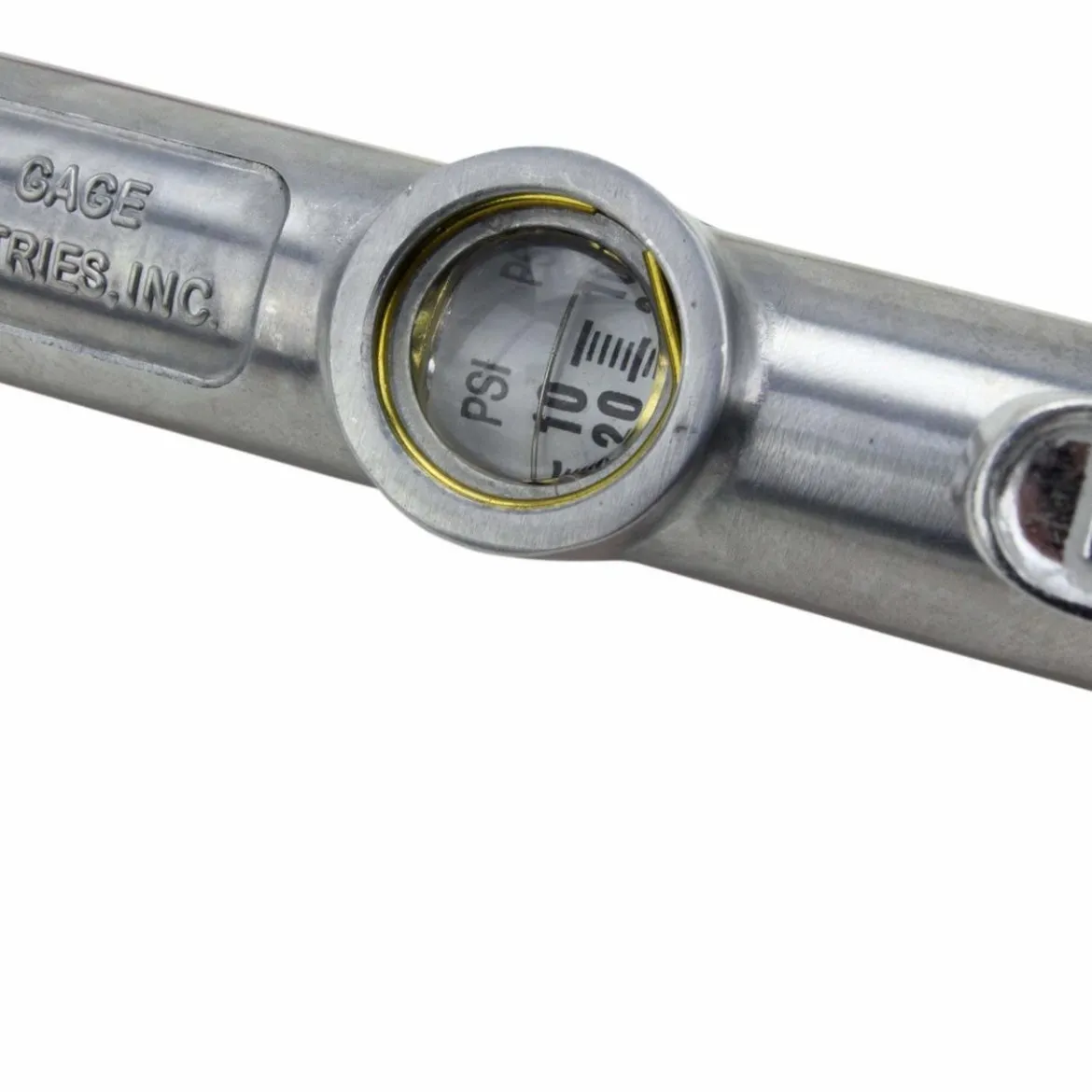 Milton S506 Dual Head Chuck Tire Inflator Gauge - 15" Hose
