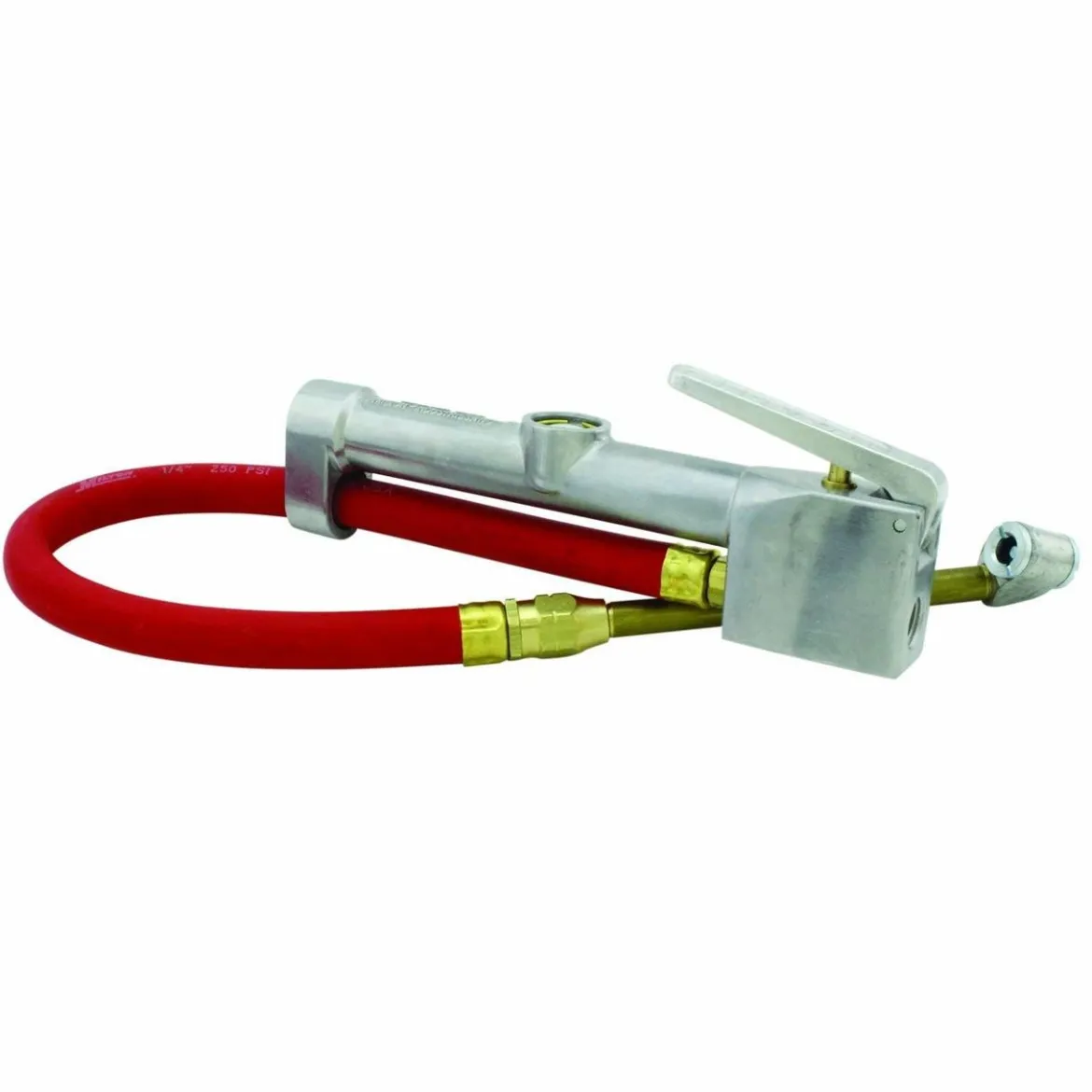 Milton S506 Dual Head Chuck Tire Inflator Gauge - 15" Hose