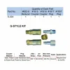 Milton S224 G-Style Coupler, Plug and Air hose Reducer Bushing Kit 5 Pieces