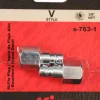 Milton S763-1 HI-Flo V-Style 3/8" FNPT Steel