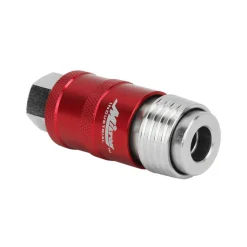 Milton S1750 Safety Exhaust Coupler, 1/4" body, 1/4" FNPT , Red