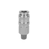 Milton S744 Universal Coupler, 1/4" body; 1/4" MNPT