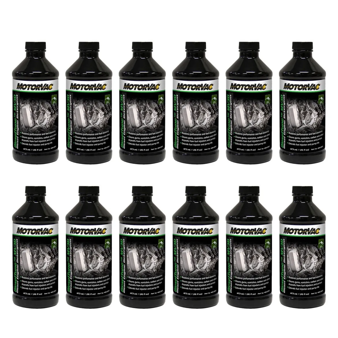 MotorVac MV3D Fuel Detergent Use with DieselTune 4000 & CarbonClean - Case of 12 (200-0010)