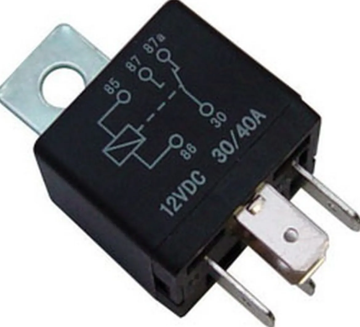 New Omega 12 Volt 30 Amp 40 Amp Relay 5-Pin Single Pole Double Throw (AU7)