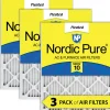 Nordic Pure 24x30x1 Pleated MERV 10 Air Filters 3 Pack (24x30x1M10-3)