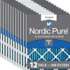 Nordic Pure 8x20x1 Pleated MERV 7 Air Filters 12 Pack (8x20x1M7-12)