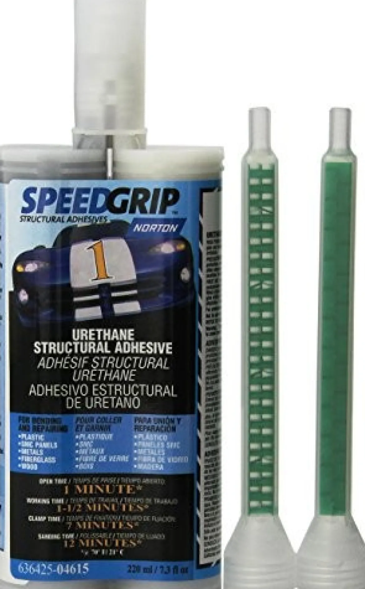 Norton 4615 SpeedGrip Structural Adhesives - Urethane; 1 Minute, 220 ml
