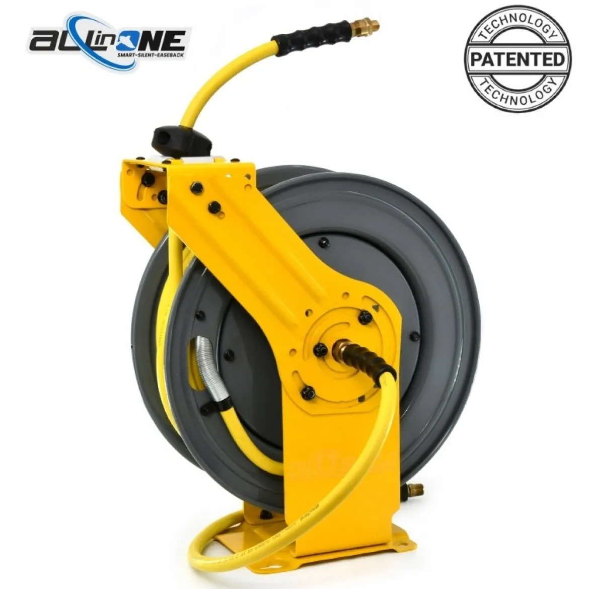 OilShield Dual-Arm Air Hose Reel All-In-One 1/2" x 50' (OSRDA1250-AIO)