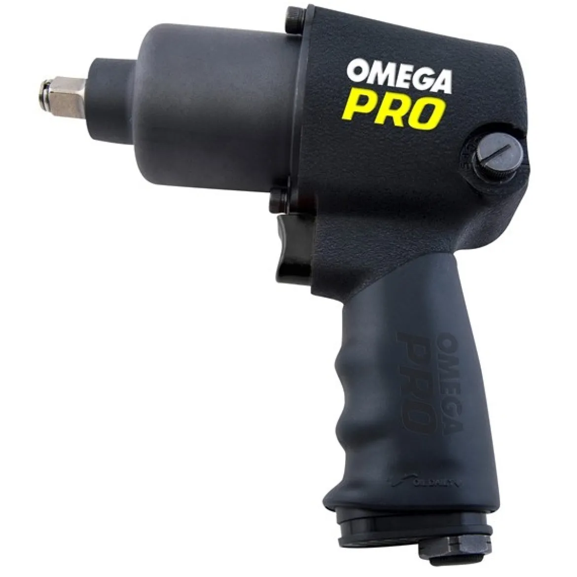 Omega Air Impact Wrench - 1/2" Drive, 8.6" Height, 10" Width, 17.7" Length (82002)