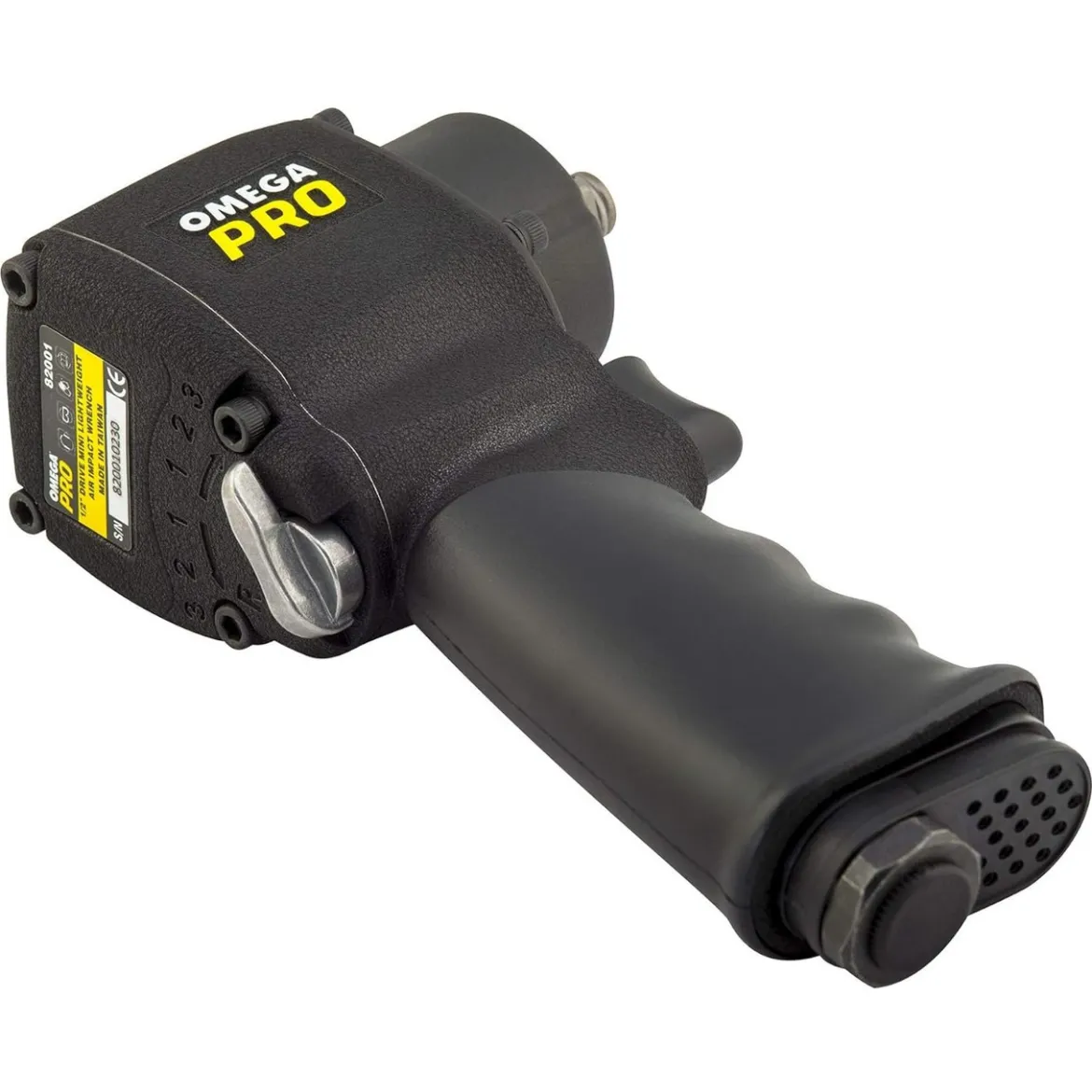 Omega Mini Light Weight Air Impact Wrench - 1/2" Drive, 500 Ft/Lb (82001)