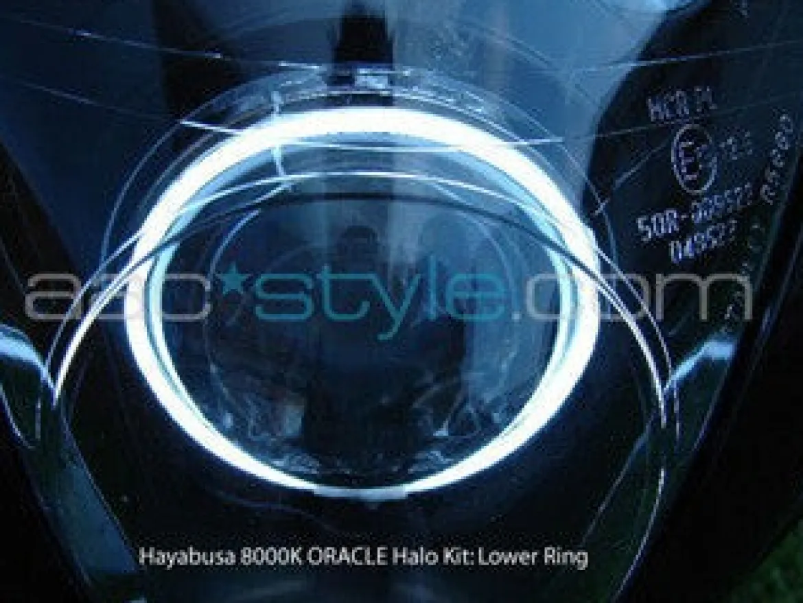Oracle Lighting 2000-2015 Suzuki Hayabusa LED Motorcycle Headlight Halo Kit (2615-330, 2615-334)