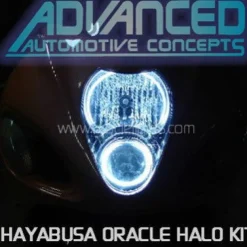 Oracle Lighting 2000-2015 Suzuki Hayabusa LED Motorcycle Headlight Halo Kit (2615-330, 2615-334)