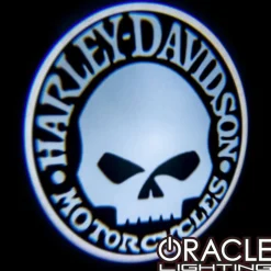 Oracle Lighting Harley Davidson Skull GOBO LED Door Projector Light (3211-504)