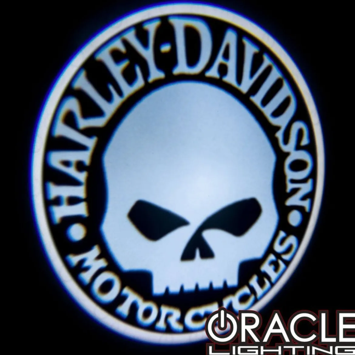 Oracle Lighting Harley Davidson Skull GOBO LED Door Projector Light (3211-504)