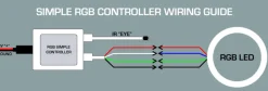 Oracle Lighting 5-24V Simple LED Controller w/ Remote (1612-504)