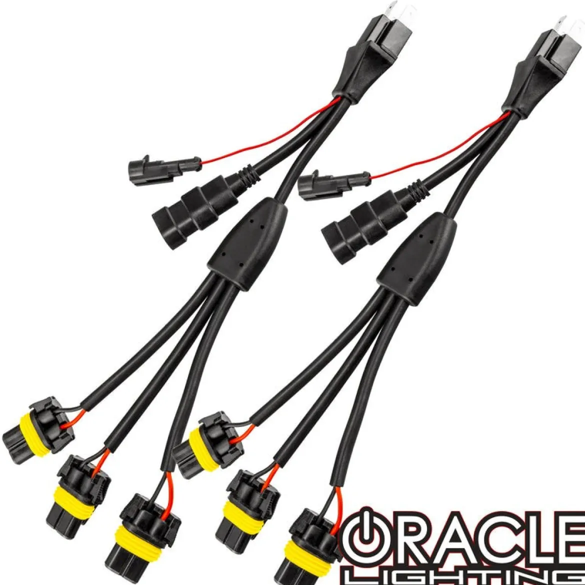 Oracle Lighting Vector™ Euro Model H4 Replacement Headlight Wiring Harness Pair (5831-504)