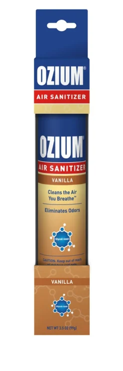 Ozium OZM-23 Smoke & Odor Eliminator Air Sanitizer / Freshener 3.5oz, Vanilla