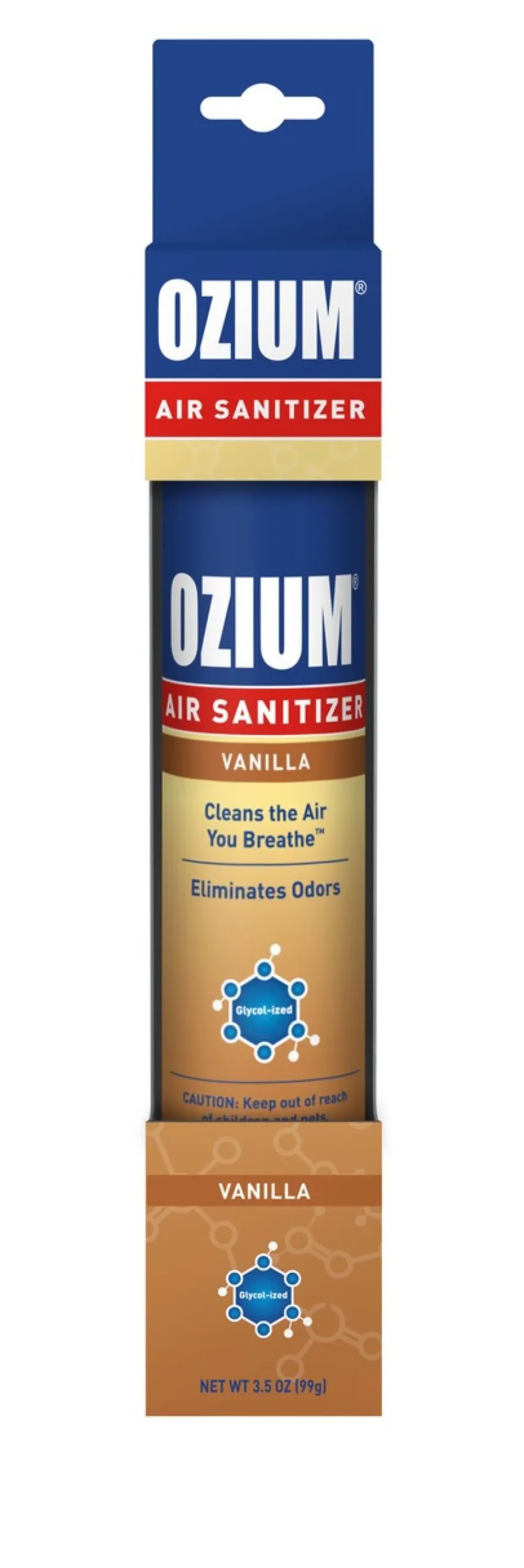 Ozium OZM-23 Smoke & Odor Eliminator Air Sanitizer / Freshener 3.5oz, Vanilla