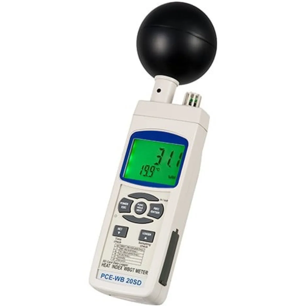 PCE Instruments Multifunction Thermometer with WBGT Heat Stress Index (PCE-WB 20SD)