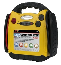 Performance Tool W1665 900 Amp Jump Starter, Inflator, Portable Power Unit