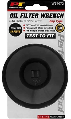 Performance Tool W54073 Oil Filter Cap Wrench 15 Flutes