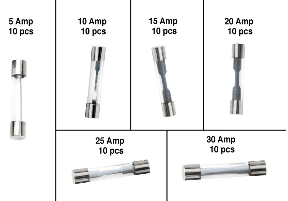 Performance Tool W5375 60pc AGC Glass Fuse Assortment