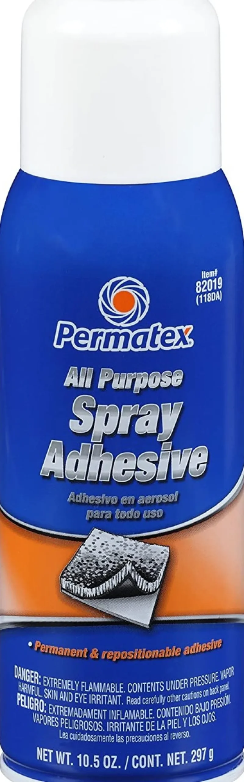 Permatex All-Purpose Spray Adhesive Clear 10.5 oz (82019)