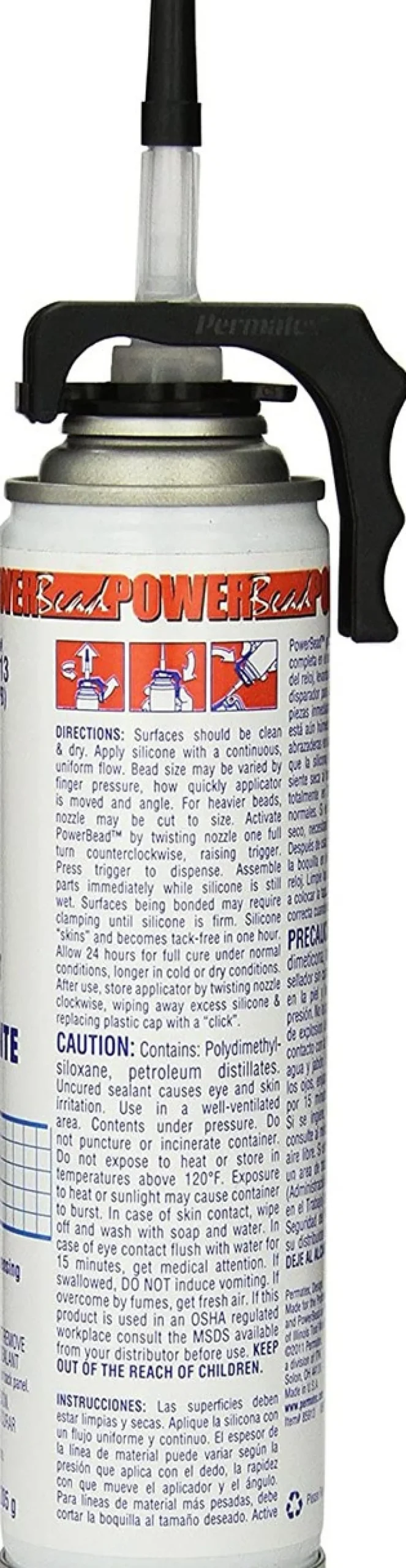 Permatex Clear RTV Silicone Adhesive Sealant Multipurpose 7.25 oz (85913)