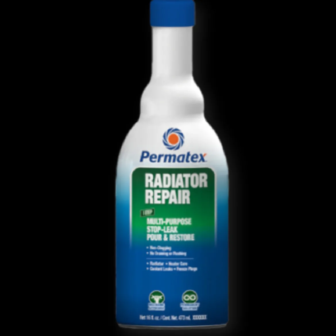 Permatex Radiator Repair Stop Leak Formula 12 oz Bottle (30301)