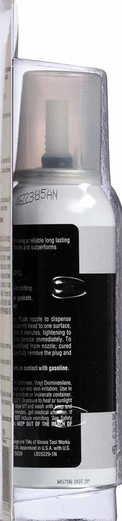 Permatex The Right Stuff 1 Minute Gasket Maker Black Elastomeric Gasket 3 oz (25229)