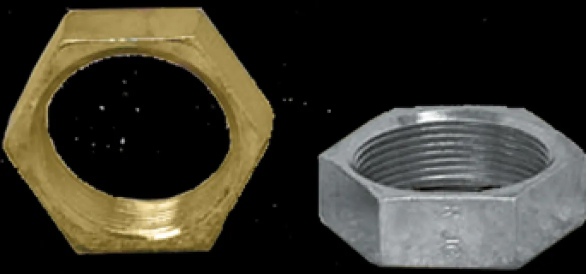 Phoenix USA 1-3/8" ID x 1-5/8" Hex Jam Nut Left Thread (PN6256RJN)