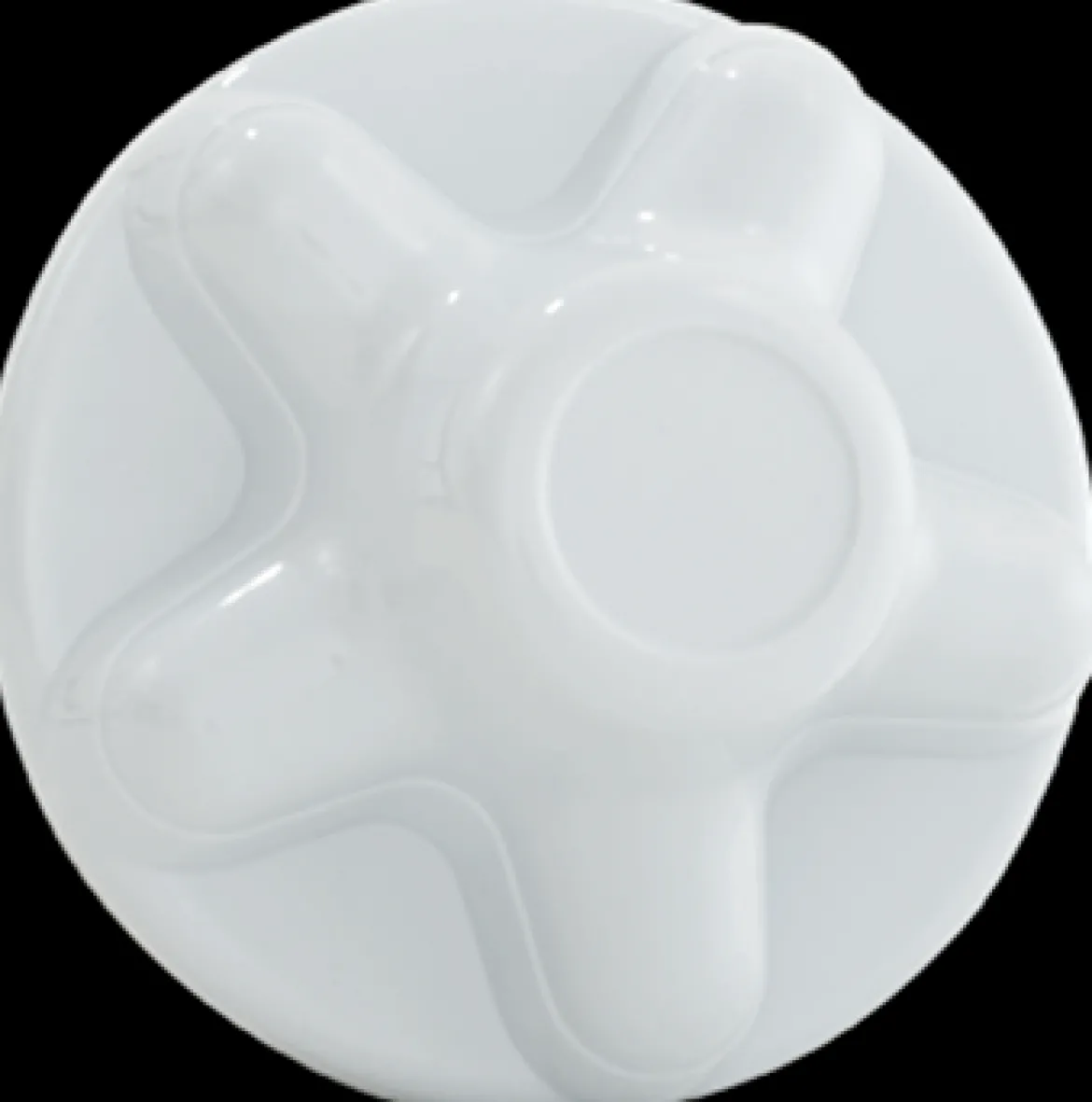 Phoenix USA 5 Lug On 4.5" Bolt Circle ABS White Hub Cover (QT545WHS)