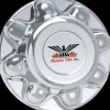 Phoenix USA 8 Lug On 6.5" Bolt Circle Chrome ABS Hub Cover (QT765CHN)