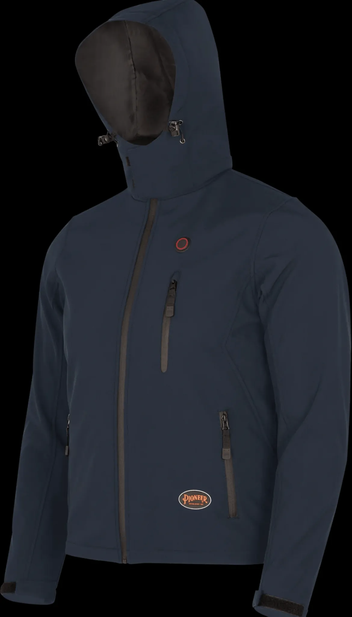 Pioneer Safety Navy Softshell Hooded Jacket (V1210280U)