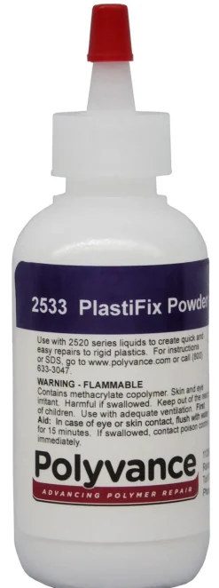 Polyvance Plastifix Powder, Small, 2 Fl Oz (59 Ml) Clear (2533)