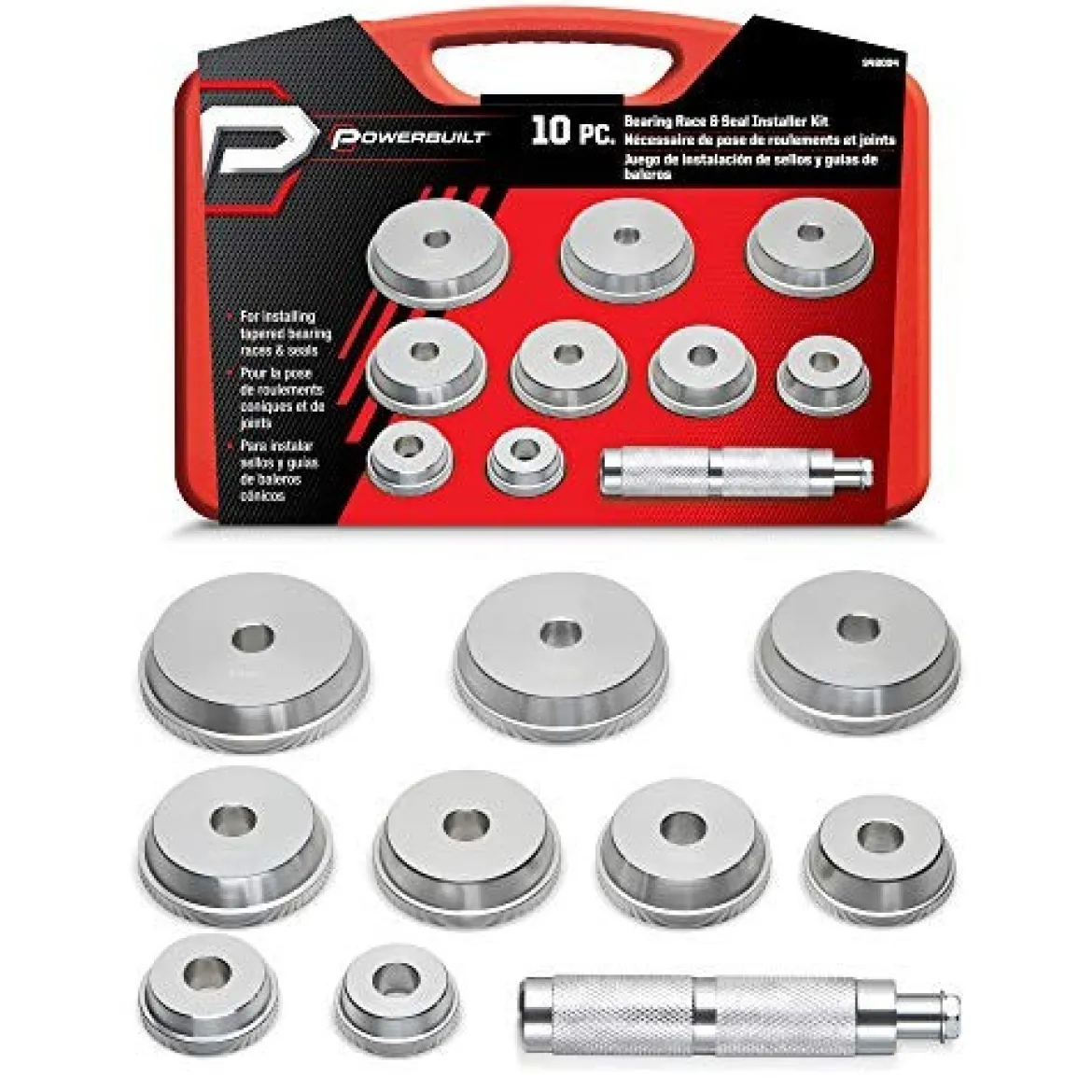 Powerbuilt Bearing Race & Seal Installer Kit (948004)