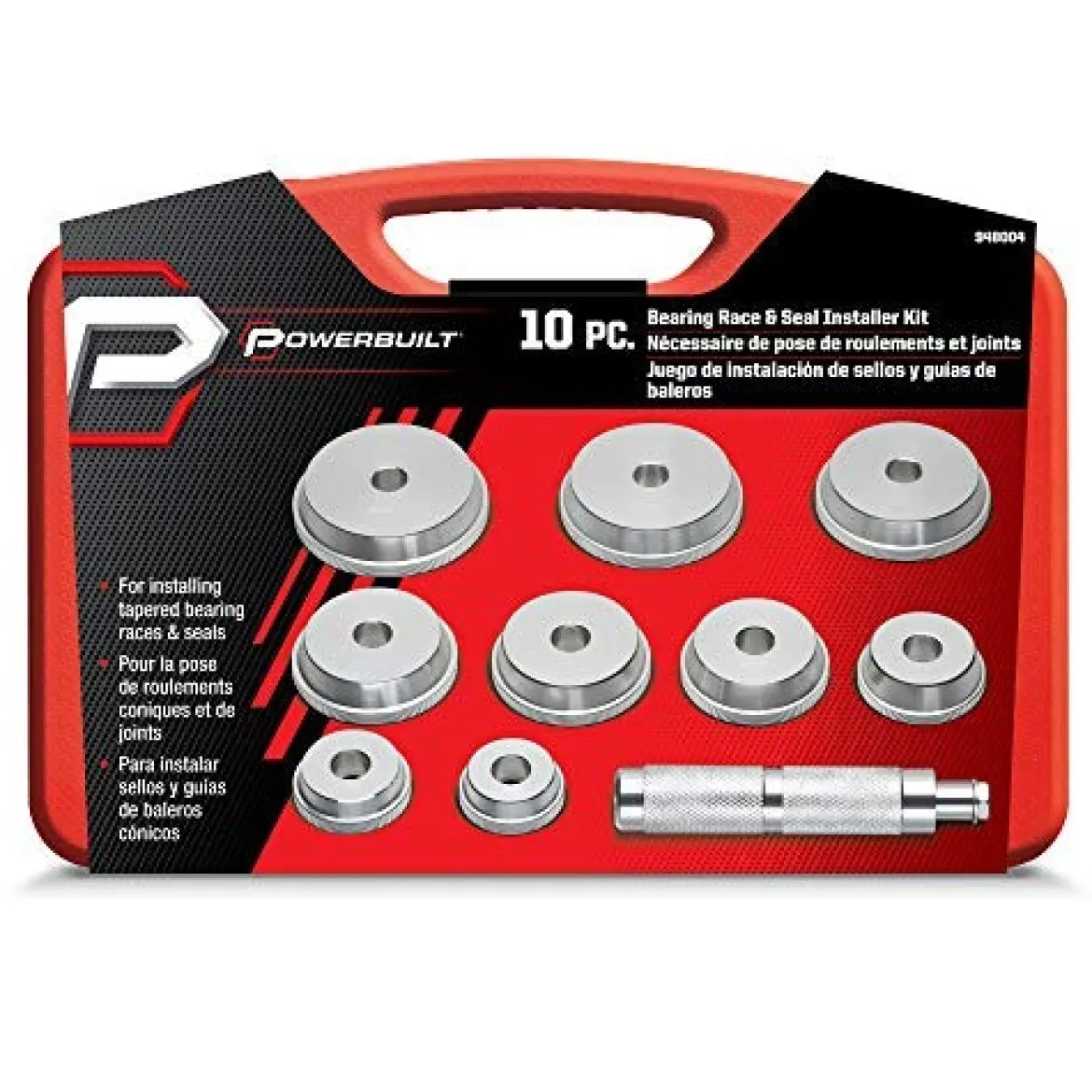 Powerbuilt Bearing Race & Seal Installer Kit (948004)