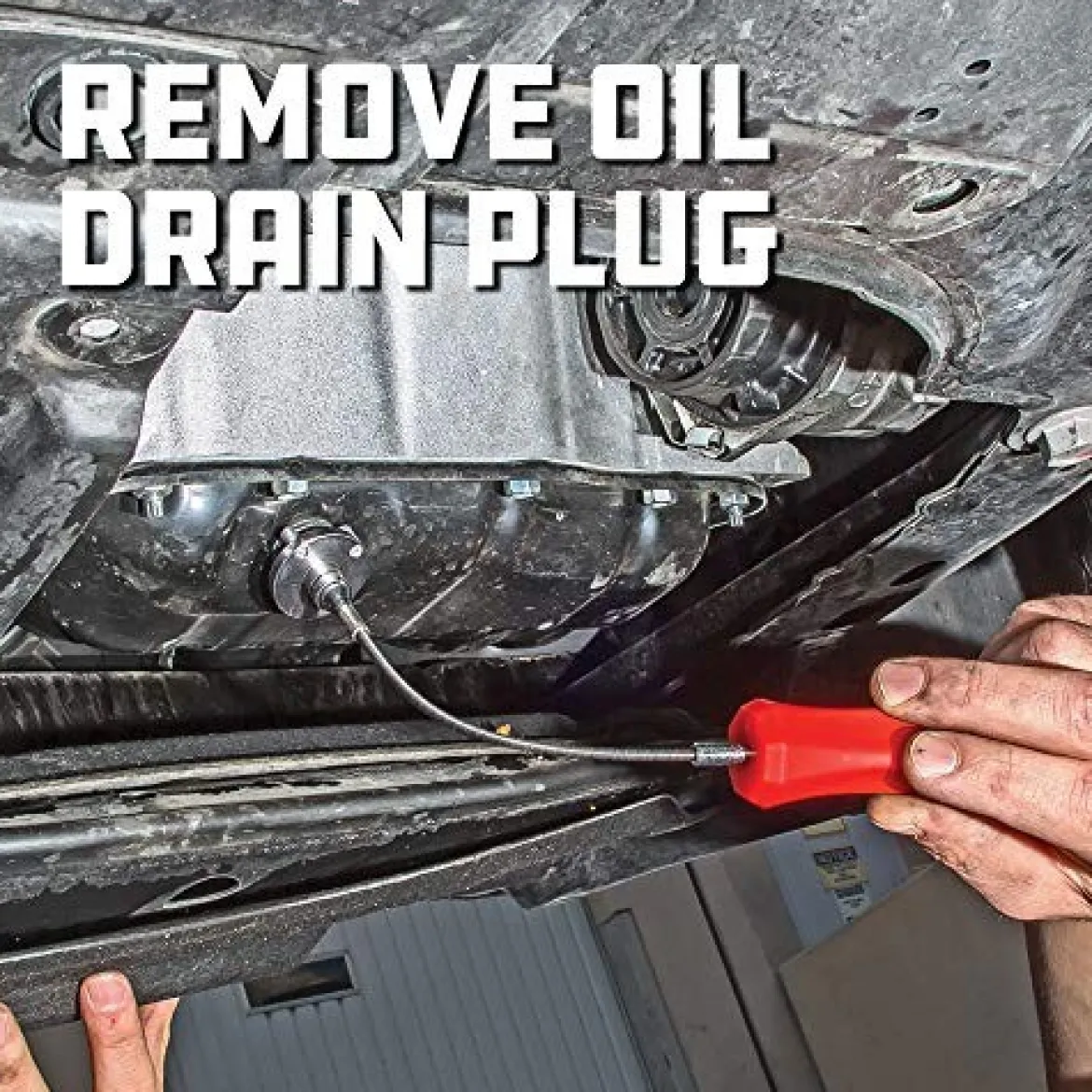 Powerbuilt Magnetic Oil Drain Plug Remover Tool (942072)